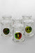 6 Glass stash 3 oz. Jars with silicone seal- - One Wholesale