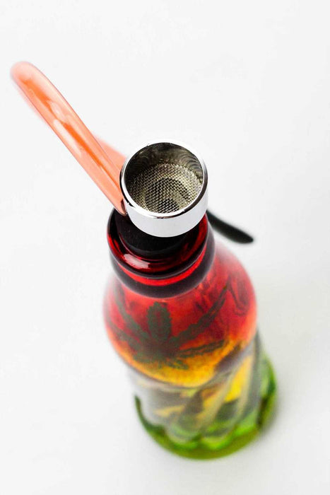 5" rasta mini glass water pipe display- - One Wholesale