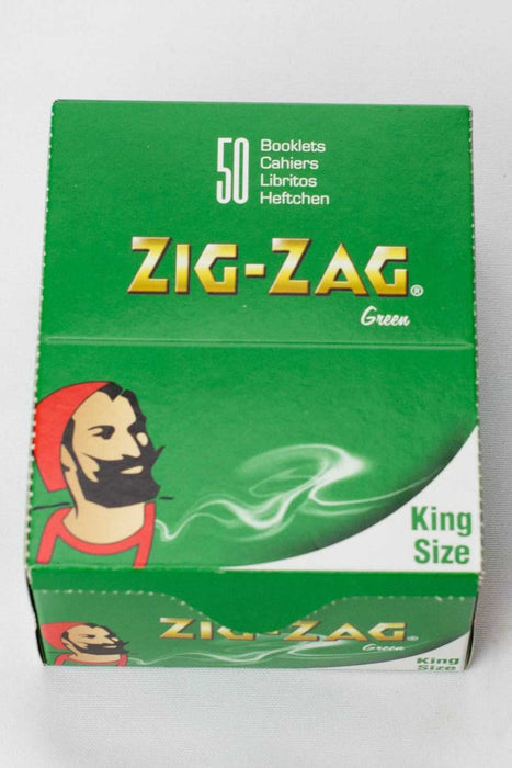 ZIG-ZAG green rolling paper box- - One Wholesale