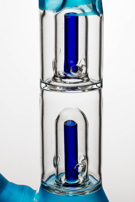 12" infyniti double shower head beaker Bong- - One Wholesale