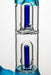 12" infyniti double shower head beaker Bong- - One Wholesale
