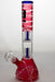 12" infyniti double shower head beaker Bong-Red-3805 - One Wholesale