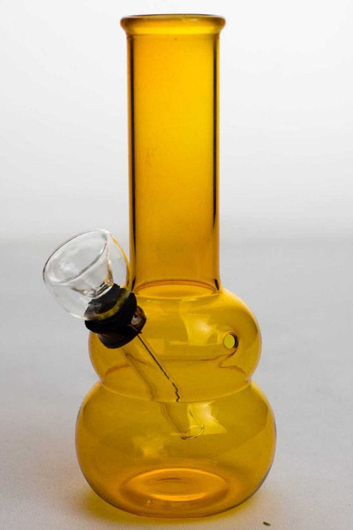 6" yellow glass water bong Glass Bong ONE