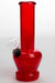 6" red glass small water bong- - One Wholesale