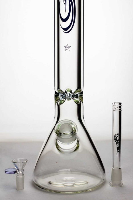 22 in. genie 9 mm classic beaker bong- - One Wholesale