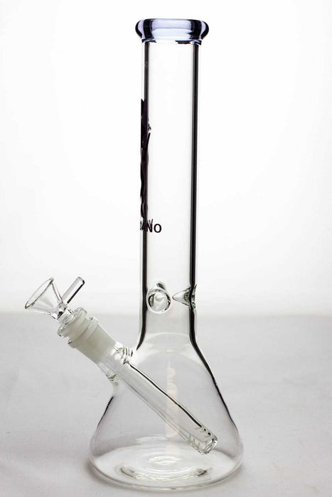 11.5 inches Valcano beaker glass water bong- - One Wholesale