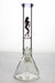 11.5 inches Valcano beaker glass water bong- - One Wholesale