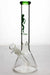 11.5 inches Valcano beaker glass water bong-Green - One Wholesale