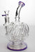 9" twelve tube and inline diffused recyler-Purple-3838 - One Wholesale