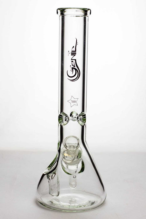 14" genie classic beaker bong with side pocket- - One Wholesale