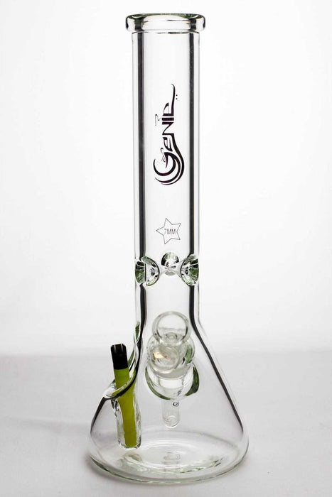 14" genie classic beaker bong with side pocket- - One Wholesale