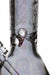 12" sandblasted 7 mm metallic glass water bong- - One Wholesale