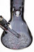 12" sandblasted 7 mm metallic glass water bong- - One Wholesale