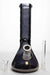 12" sandblasted 7 mm metallic glass water bong- - One Wholesale