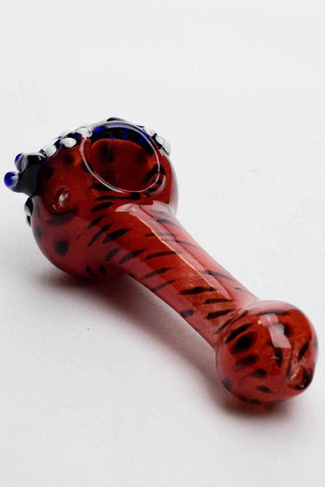 4.5 inches soft glass lizard hand pipe Glass ONE