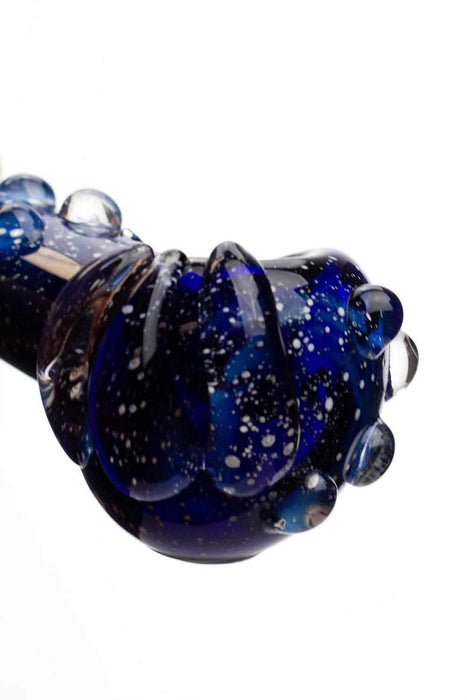 4.5 inches soft glass galaxy hand pipe- - One Wholesale