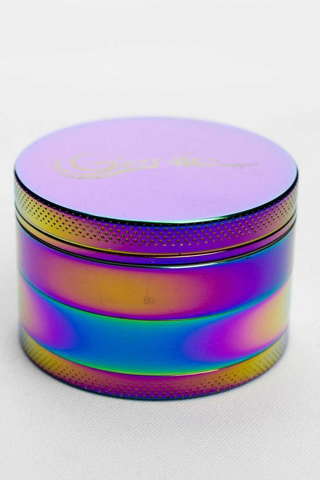 Genie 4 parts rainbow herb grinder- - One Wholesale