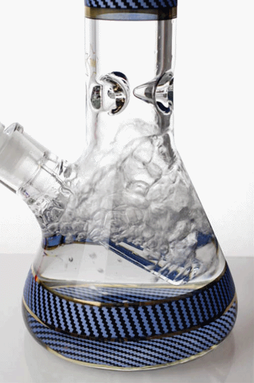 18" mosaic pattern heavy glass beaker bong Glass Bong ONE