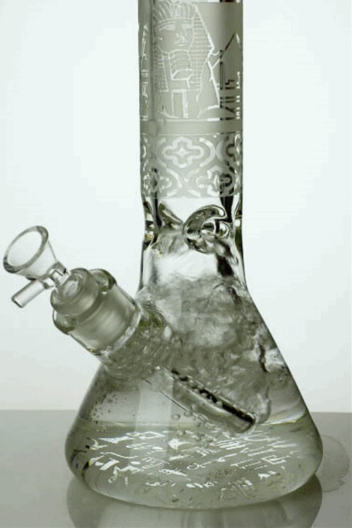 13.5 inches 9 mm thick sandblasted glass beaker water bong Glass Bong ONE