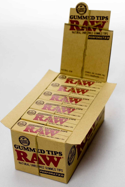 Raw Natural undefined gummed tips ROLLING ACCESSORIES ONE