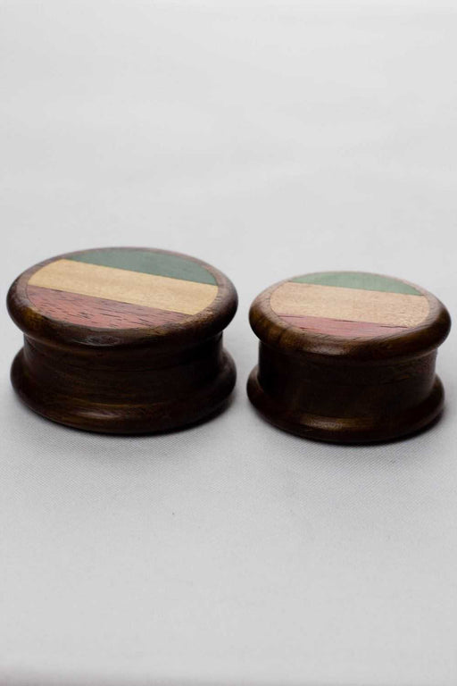 Flag painted 2 parts wooden grinder Herb Grinder ONE