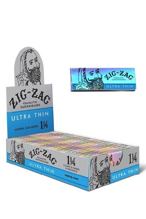 ZIG-ZAG Ultra Thin Cigarette Rolling Papers Box- - One Wholesale