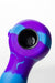 Silicone hand pipe with metal bowl- - One Wholesale