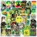 50pcs Assorted Cannabis Design Stickers Gadget Every Weekend Option C