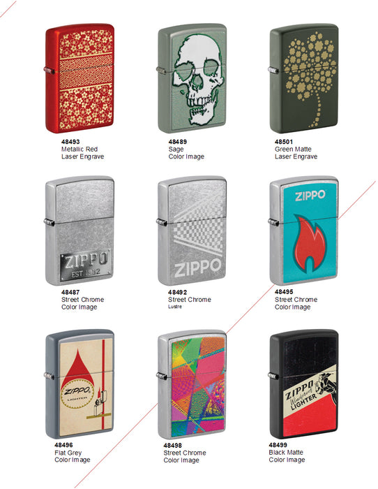 Zippo 2022 Price Fighter 30 lighter Pre-pack with Zippo 12 x 4.5oz Fluid Free