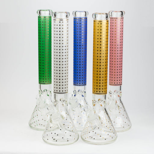 17.5" Star 7 mm glass water bong Bongs ONE