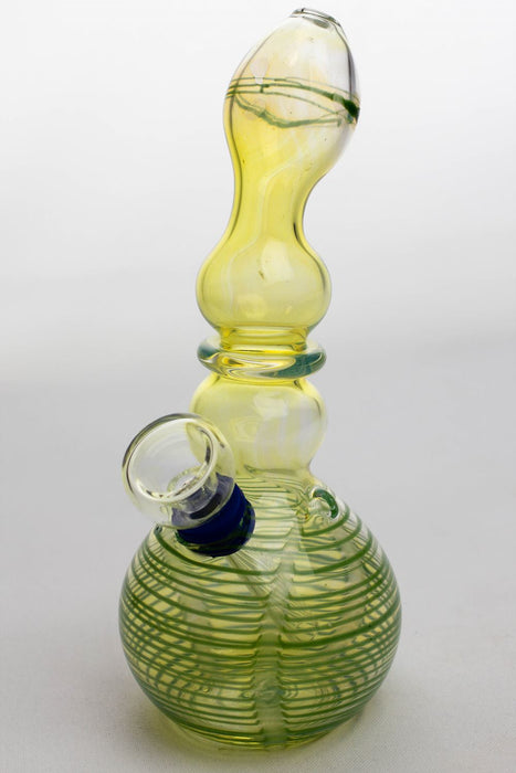 6 inches changing color glass water bong-Type 4012 - One Wholesale