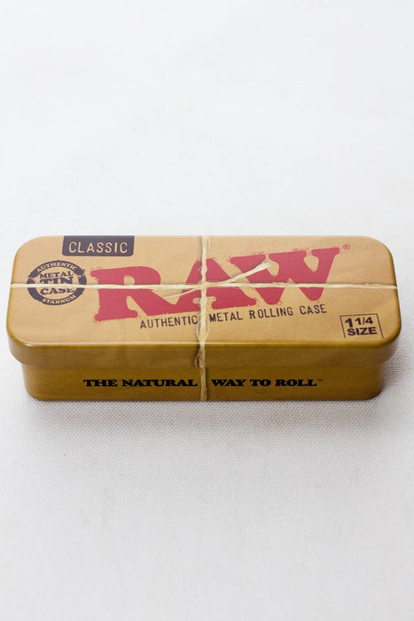 Raw 1-1/4 roll caddy metal roll case- - One Wholesale