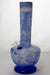 12" frosted heavy soft glass water bong-Blue-4025 - One Wholesale