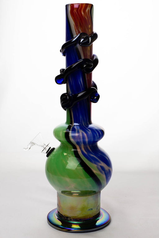 14" heavy soft glass water bong Glass Bong ONE