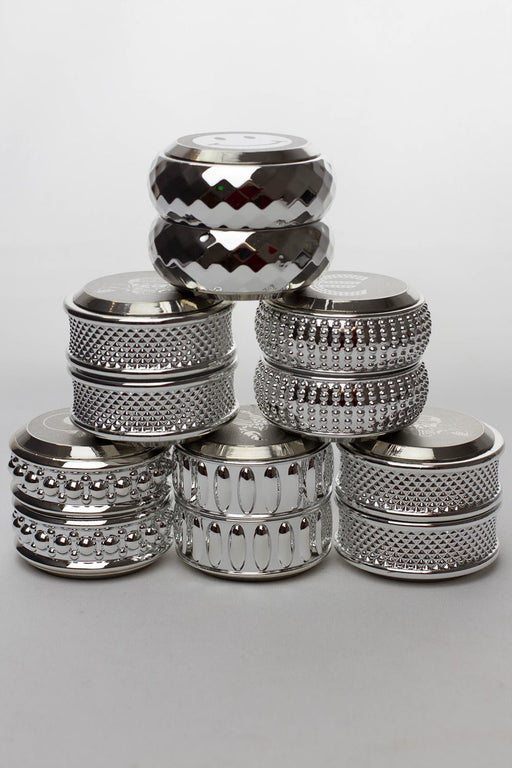 3 parts laser engraved metal grinder display Display Pack ONE