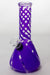 6" conical base glass water bong-Purple - One Wholesale