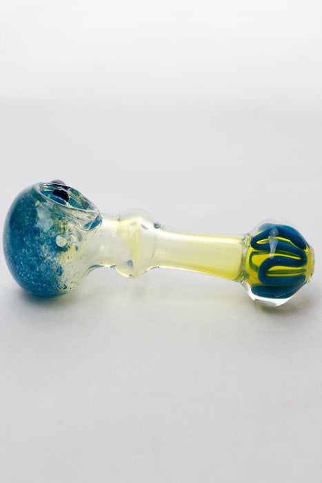 4.5" soft glass 4069 hand pipe- - One Wholesale