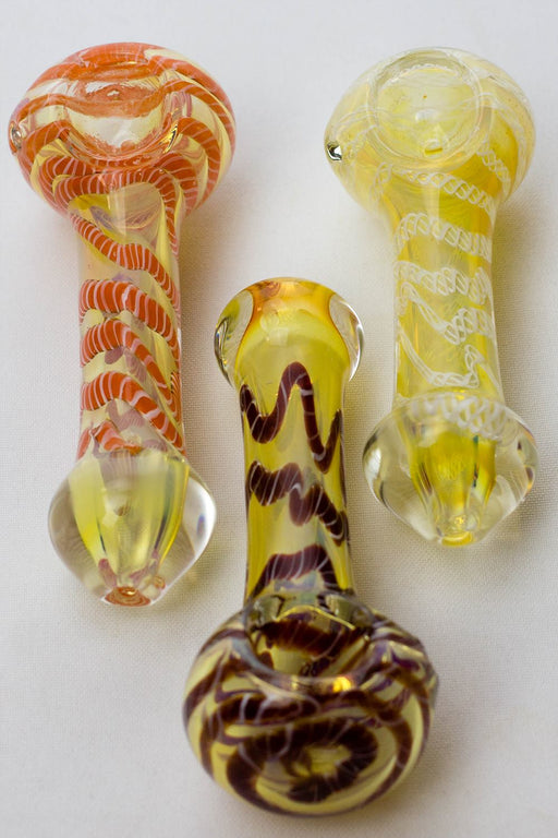 4.5" soft glass 4070 hand pipe Glass Pipe ONE