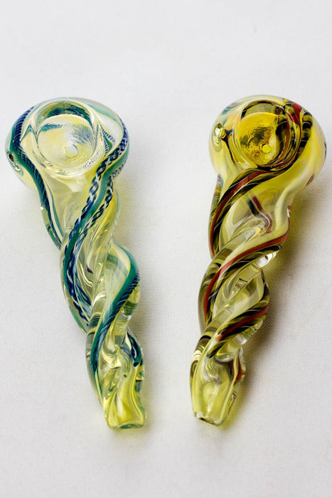 4.5" soft glass 4075 hand pipe- - One Wholesale