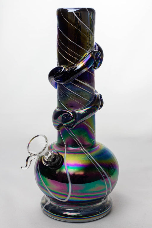 10" hollow base heavy soft glass water bong Beaker Bong ONE K-4085