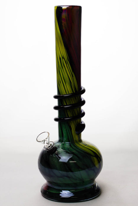 14" hollow base heavy soft glass water bong Glass Bong ONE GR-4095