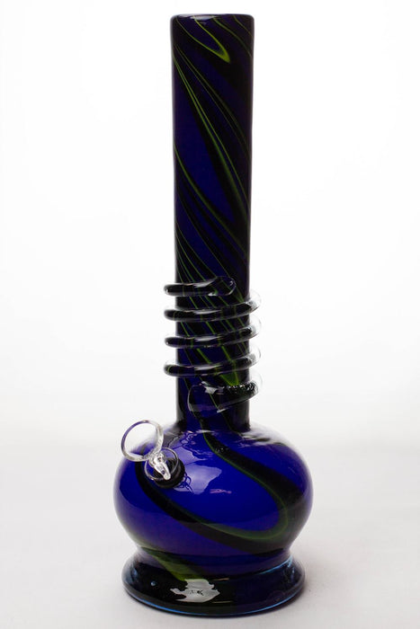 14" hollow base heavy soft glass water bong Glass Bong ONE B-4096