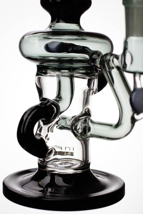 9" Infyniti swirl recycled bubbler- - One Wholesale