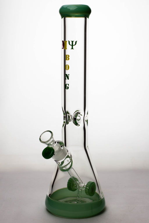 16" my bong cannon diffuser glass water bong Glass Bong ONE Jade-4141