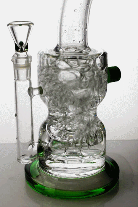11" infyniti glass barrel diffuser water recycled bong- - One Wholesale