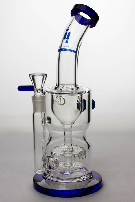 11" infyniti glass barrel diffuser water recycled bong-Blue-4144 - One Wholesale