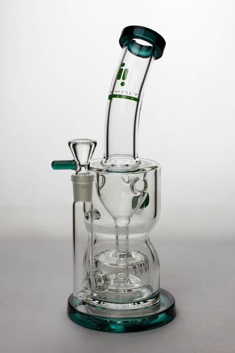 11" infyniti glass barrel diffuser water recycled bong-Teal-4145 - One Wholesale