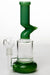 8" honeycomb flat diffused kink bubbler-Jade - One Wholesale