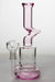 8" honeycomb flat diffused kink bubbler-Pink - One Wholesale