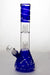 12 inches double dome percolator beaker Bong-Blue-4167 - One Wholesale